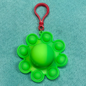 Reversible Octopus Pop It Keychain