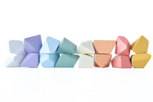 Load image into Gallery viewer, Matte Rainbow | 16 Set of Rock Blocks - Things They Love
