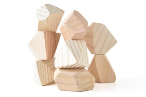 Natural | 8 Set of Rock Blocks - Things They Love
