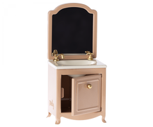 Load image into Gallery viewer, Sink Dresser with Mirror, Mouse - Dark Powder
