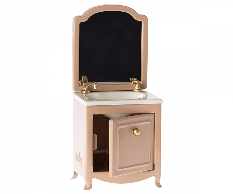 Sink Dresser with Mirror, Mouse - Dark Powder