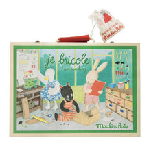 Load image into Gallery viewer, Je Bricole - (I Am Working) Valise Wooden Set
