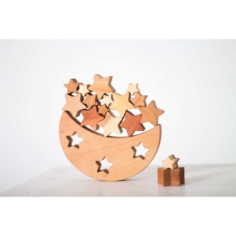 Wooden Balance Toy - Moon & Stars